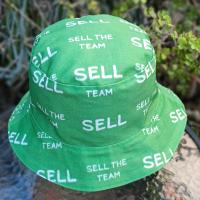 SELL the Team Bucket Hat, Reversible to Green & White Drums, Unisex Sizes up ot 4XL, Oakland, floppy hat, sun hat, adults and older children