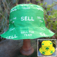 SELL the Team Bucket Hat, Reversible to the old Oakland City tree symbol on yellow, Unisex sizes up to 4XL, Oakland, floppy hat, sun hat, adults and older children
