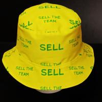 SELL the Team Bucket Hat, Yellow, Reversible to Dark Green, Unisex Sizes up to 4XL, Oakland baseball, floppy hat, sun hat, adults and older children