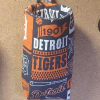 Detroit Tigers Hanging Eyeglasses Pouch, Handmade, Glasses Case, Glasses Stand, Eyeglasses Cup, Glasses Holder, Gift for Detroit Tigers fan, baseball