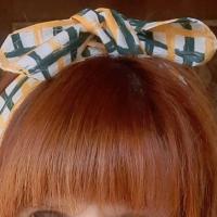 3” Wide Camouflage headband, self tie, hair wrap, pin up style, hair tie, retro style, rockabilly, green yellow white