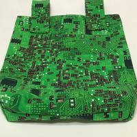  Printed Circuit Board Theme Simple Basic Crutch Bag, small walker bag, scooter handlebars bag, bed rail caddy, hook & loop, hanging bag, PC board, IT tech geek