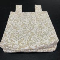 Simple small basic crutch bag, neutral floral print, walker bag, scooter handlebars bag, hanging bag