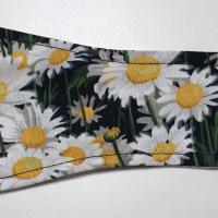 3” Wide Daisies Floral headband, self tie, hair wrap, pin up style, hair tie, retro style, rockabilly
