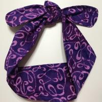 3” Wide Batik headband, hair wrap, self tie, pin up style, hair tie, retro atyle, rockabilly, head scarf