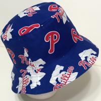 Philadelphia Phillies Bucket Hat, Reversible, S-XXL, handmade, fishing hat, ponytail hat, sun hat, floppy hat