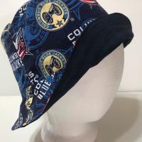 Columbus Blue Jackets Bucket Hat, Handmade, Reversible, Unisex Sizes S-XXL, hockey, ponytail summer hat, fishing hat, sun hat, floppy hat