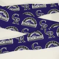 3” Wide Colorado Rockies headband, hair wrap, hair tie, head wrap, pin up, neckerchief, retro, rockabilly, handmade