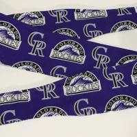 3” Wide Colorado Rockies headband, hair wrap, hair tie, head wrap, pin up style, bandana, retro style, rockabilly, handmade