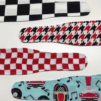 3” Wide Rockabilly headband, hair wrap, pin up, scarf, hair tie, neck, retro, diner music cars jukebox, red black white aqua