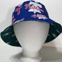 Philadelphia Phillies / Eagles Bucket Hat, Reversible, Sizes S-XXL, summer hat, fishing hat, sun hat, floppy hat, ponytail hat, handmade