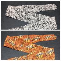 3” Wide Tiger Stripe Animal Print headband, Bengals, Tigers, hair wrap, cotton, pin up, hair tie, retro, rockabilly, scarf