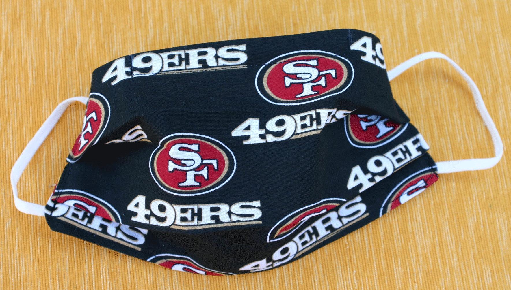 SF 49ers & Warriors Reversible Face Mask