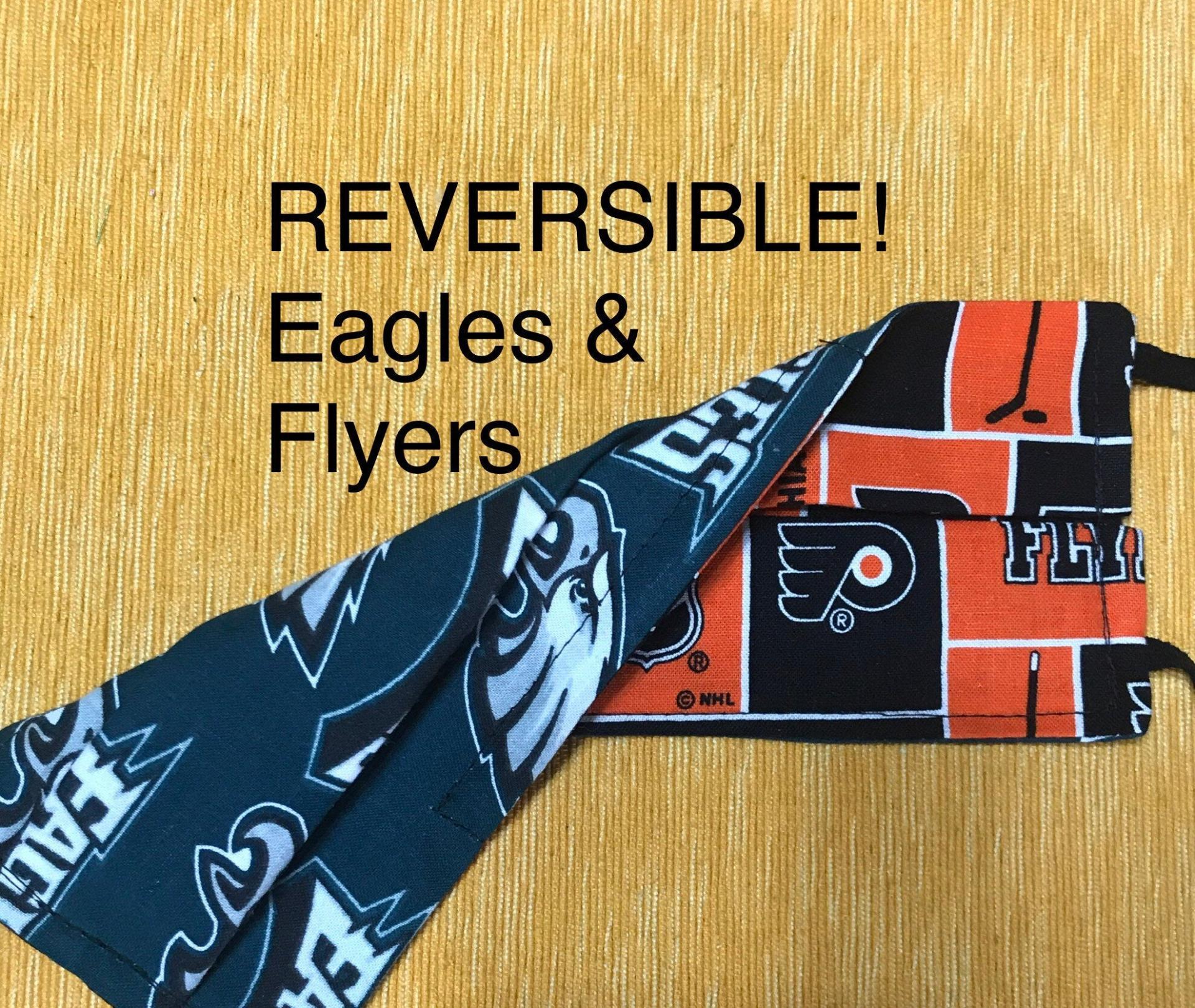 Flyers & Eagles Reversible Face Mask