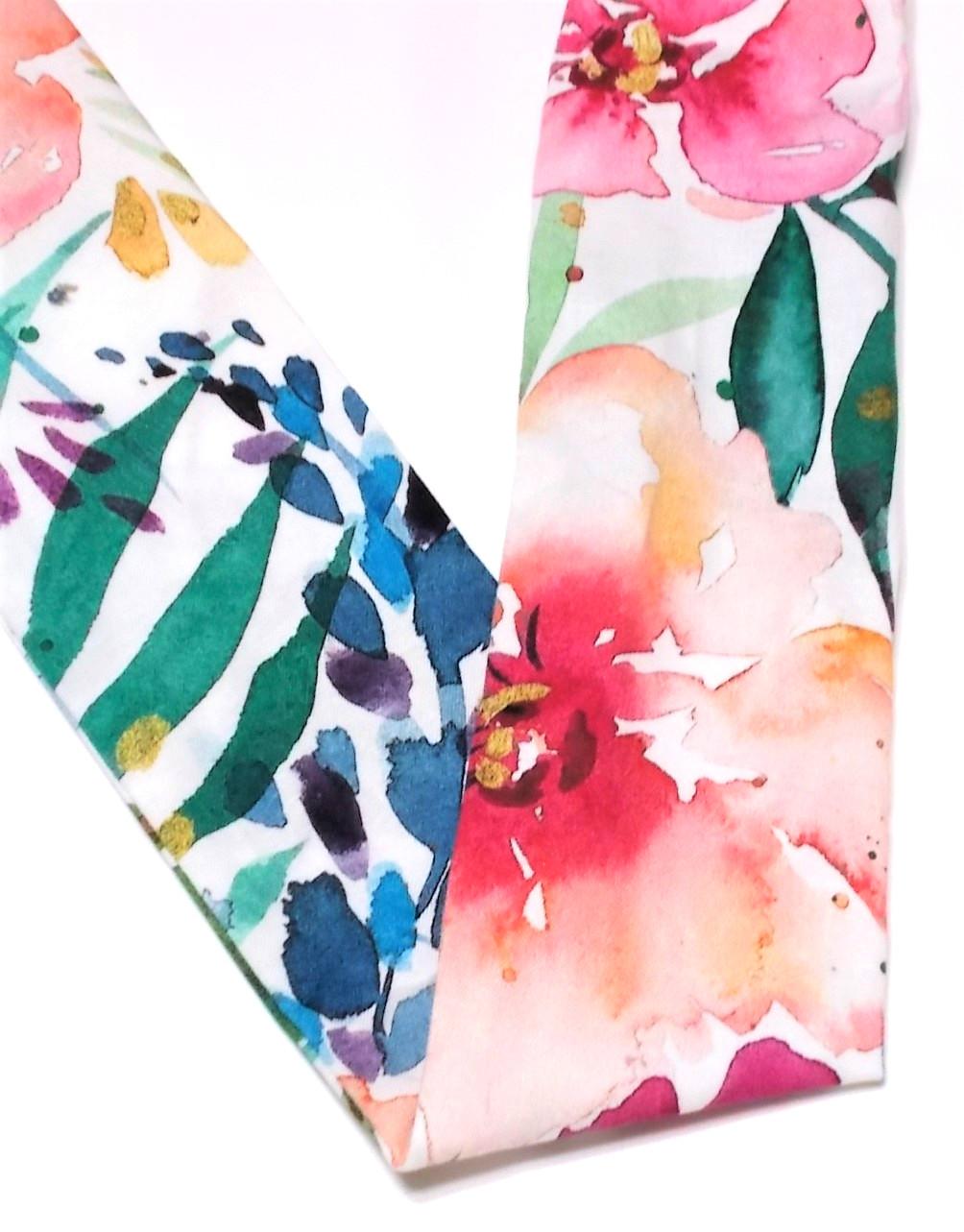 Watercolor White Floral Stethoscope cover, sleeve sock scrunchie scrunchy protec