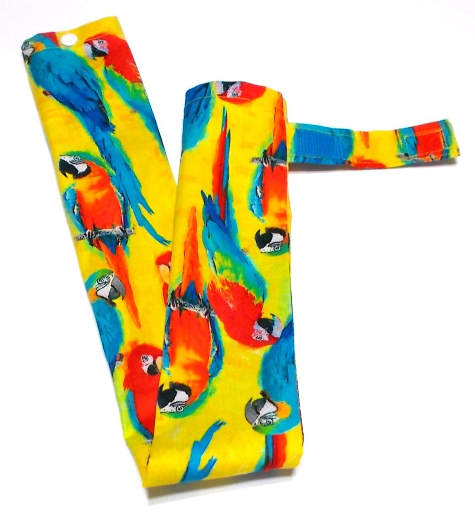 Bright Macaws Stethoscope cover, sleeve sock scrunchie scrunchy protector, medic