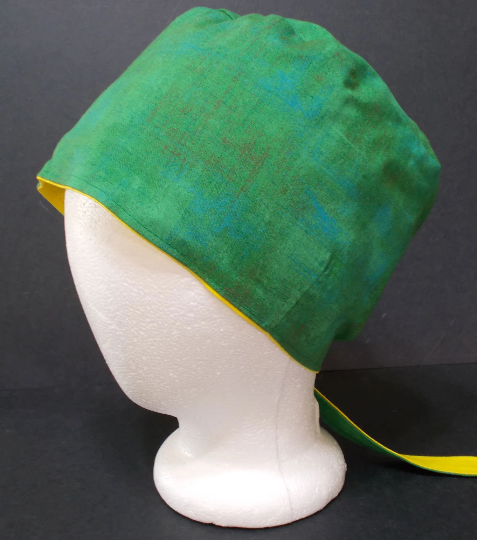 Reversible Unisex Oakland City Flag 1852 scrub cap, tie back