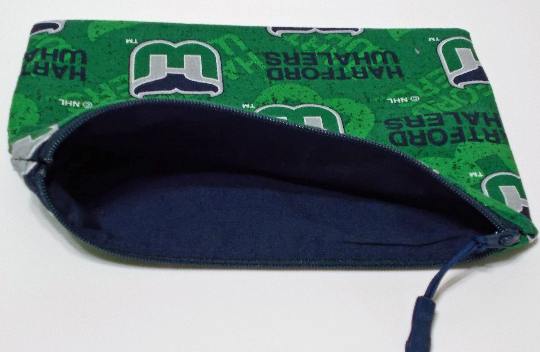 UConn & Whalers Simple Zipper Pouch Connecticut Gift Set