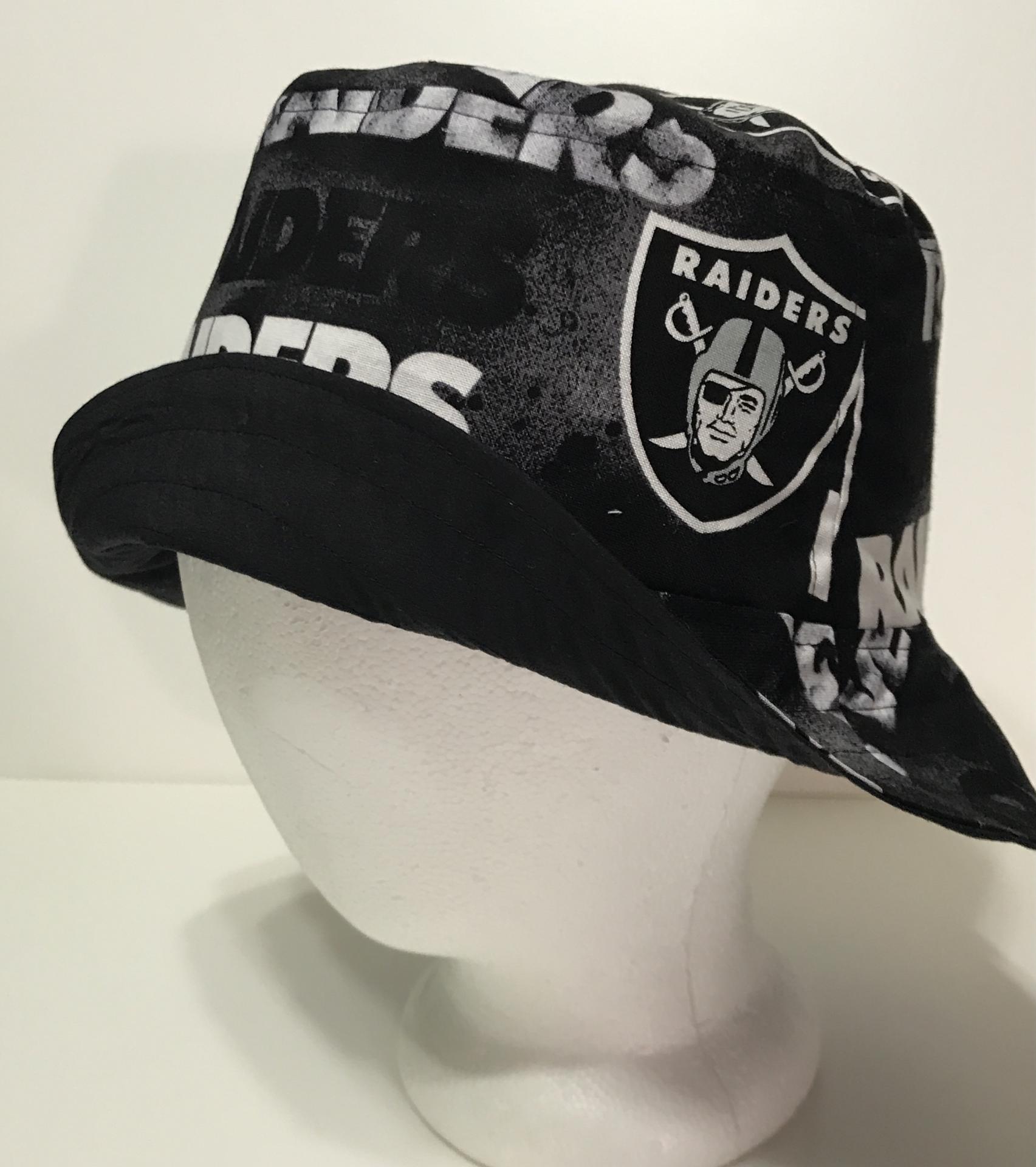 Las Vegas Raiders Bucket Hat, Reversible, Unisex Sizes S-XXL, cotton, fishing hat, summer hat, sun hat, floppy hat, adults or older children