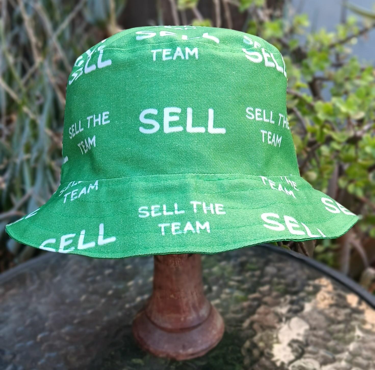 SELL the Team Bucket Hat, Reversible to Bright Kelly Green, Unisex Sizes up to 4XL, Oakland baseball, floppy hat, sun hat, adults and older children