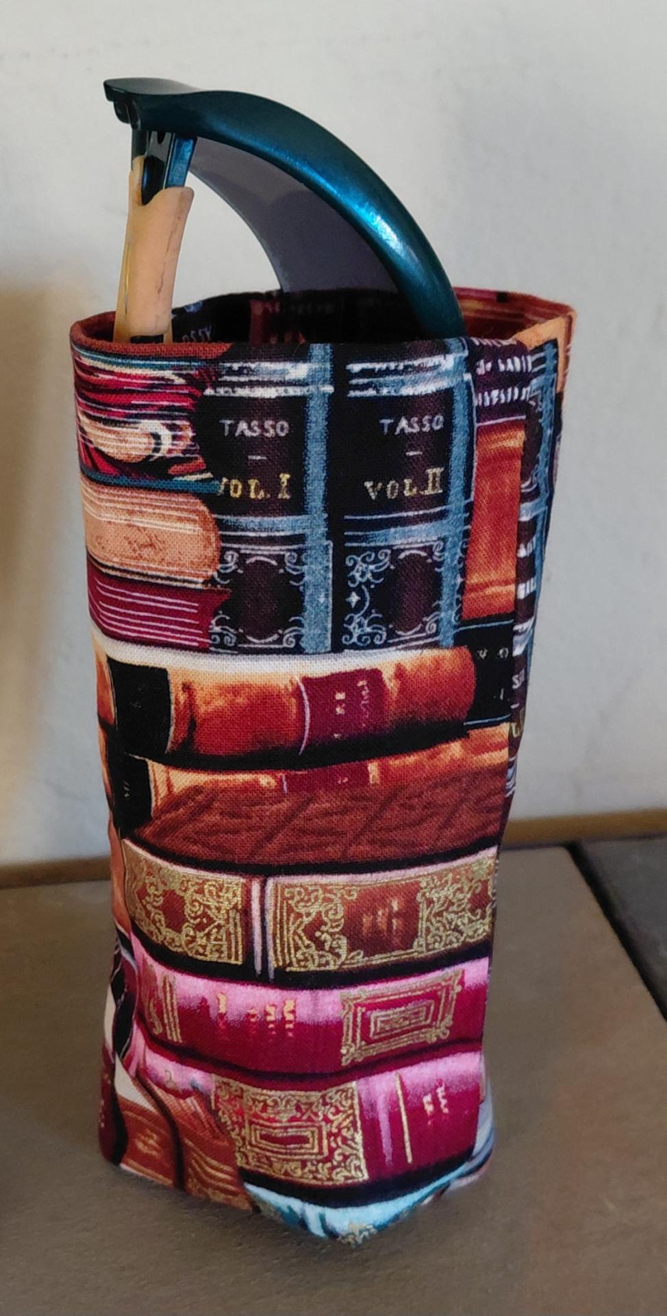 Book Theme Upright Eyeglasses Holder, Reading Glasses Stand, Eyeglasses Cup, Weighted Fabric Eyeglass Keeper, Book Lover Gift, Handmade