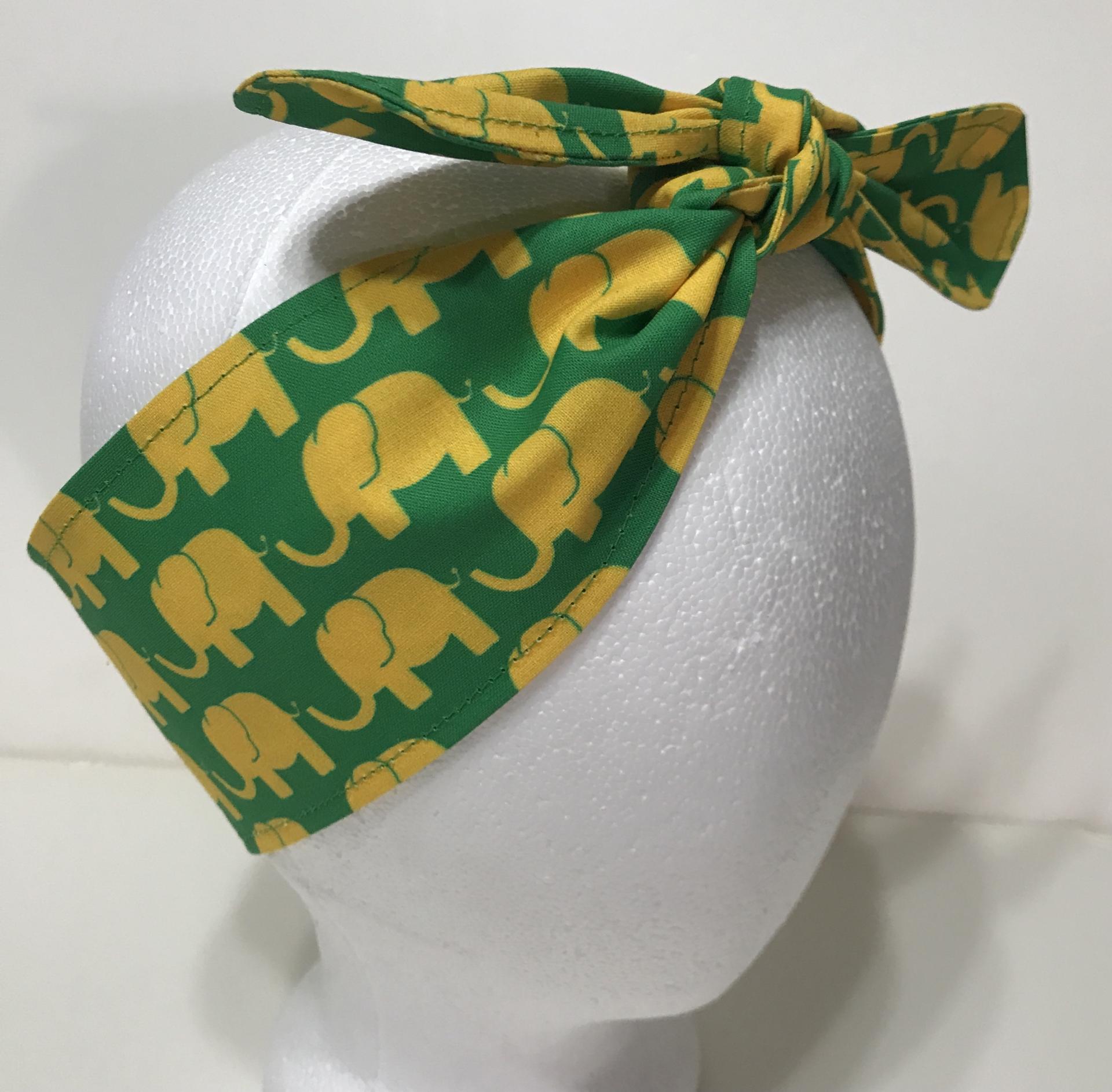 3” Wide Oakland A’s hair tie, Oakland Athletics headband, pin up, self tie, scarf, neckerchief, retro, rockabilly