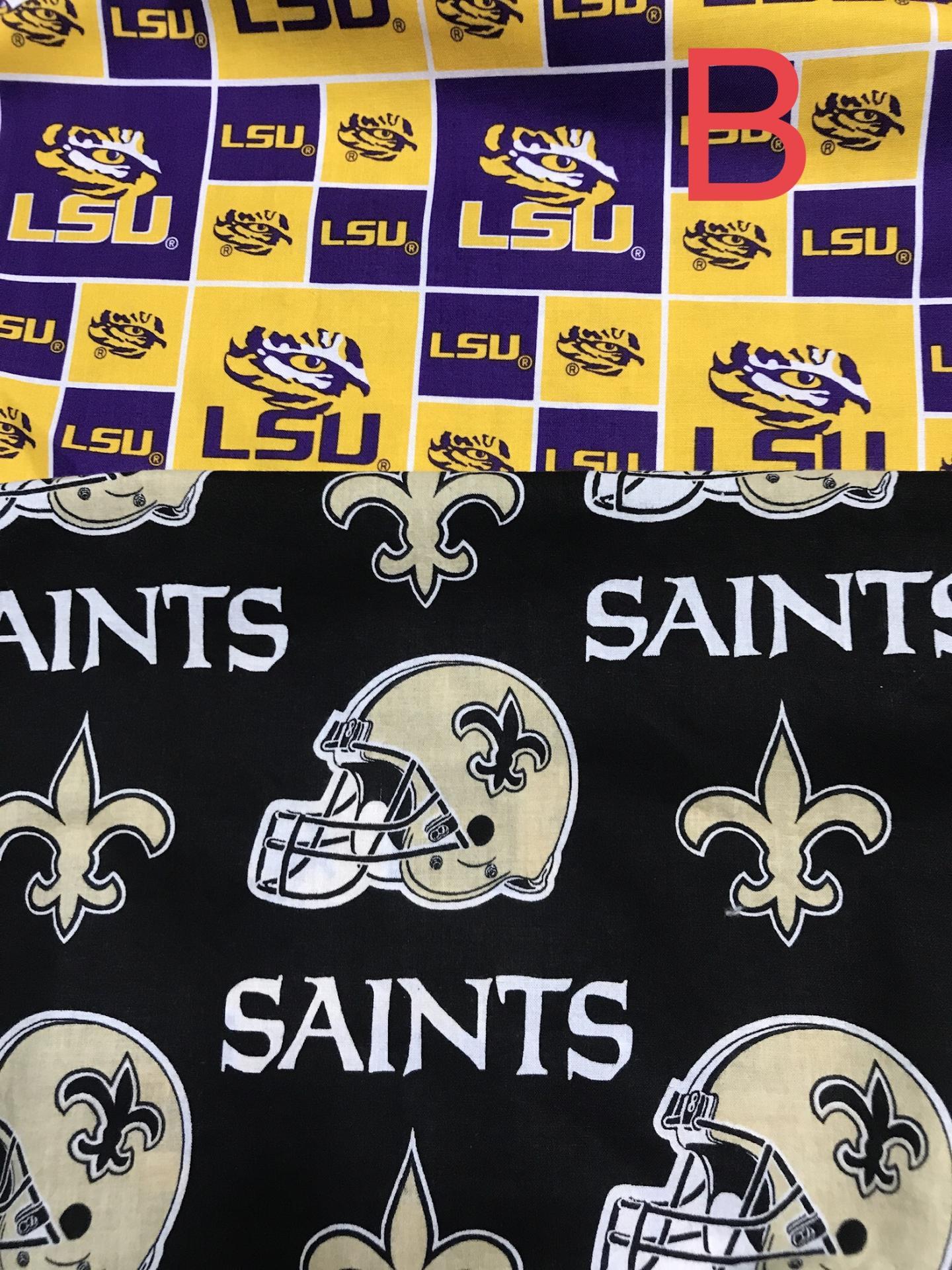 Option B for reverse fabric: LSU