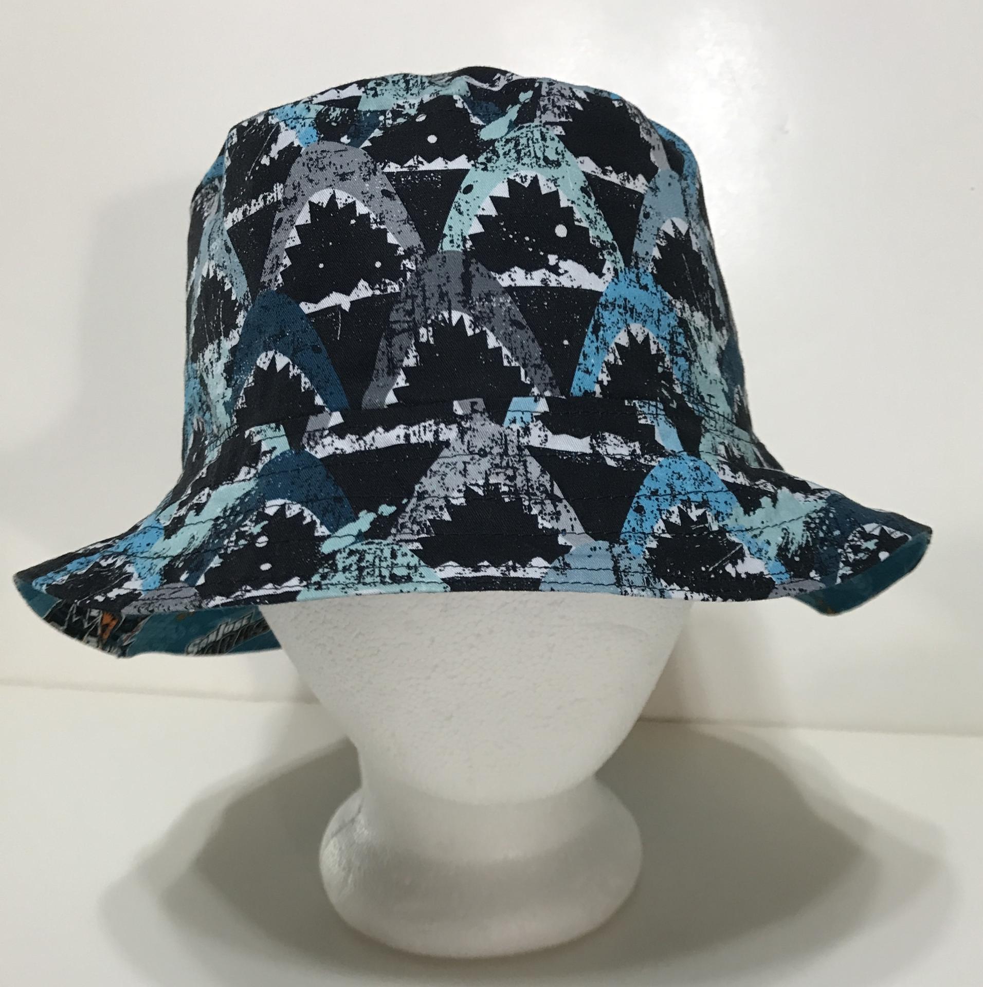 San Jose Sharks Bucket Hat, Reversible, SJ Hockey, Unisex Sizes S-XXL, cotton, summer fishing hat, sun hat, floppy hat, adults or older children