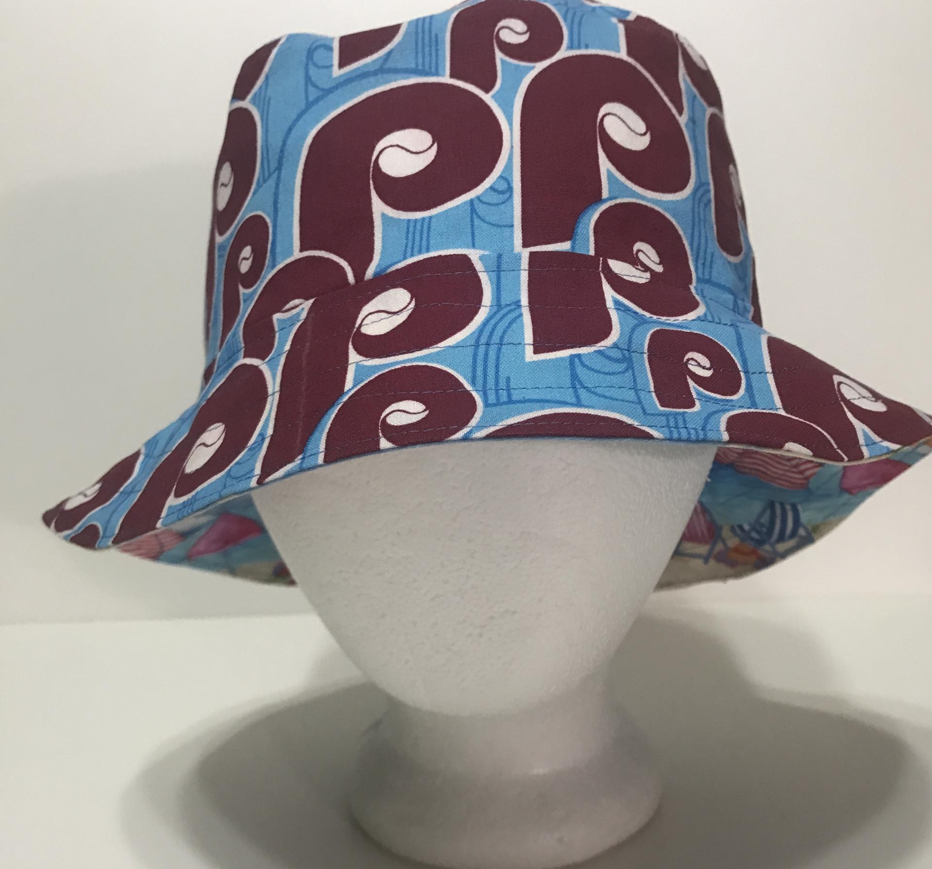 Philadelphia Phillies Bucket Hat, Throwback, Reversible, Unisex Sizes S-XXL, cotton, summer hat, fishing hat, sun hat, floppy, adults or older children