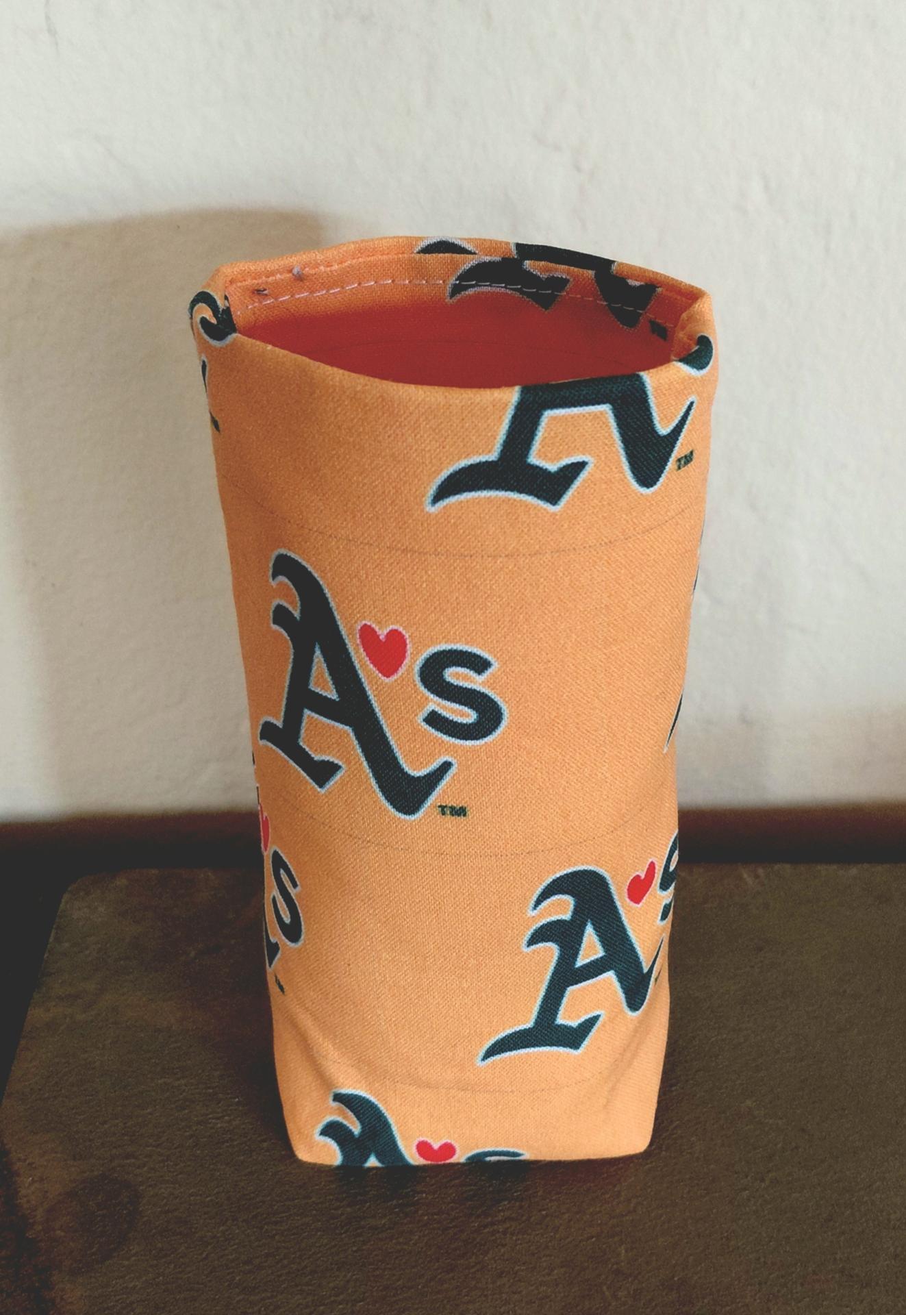 A's Upright Eyeglasses Holder, Handmade, Standing Weighted Glasses Case, Fabric Glasses Stand, Athetics and Aviators