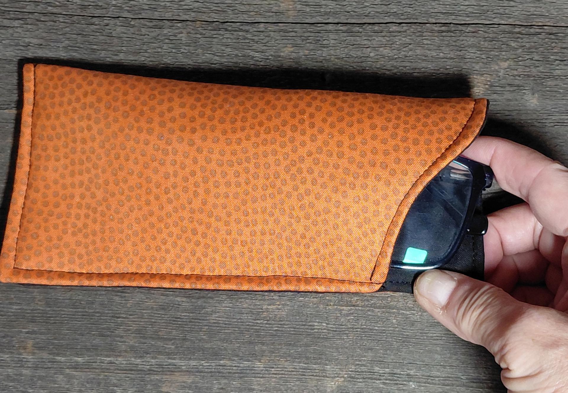 Purple and Black Eyeglass Sleeves, Team Colors Glasses Pouch, Purple and Black Sunglasses Case, Basketball GIft