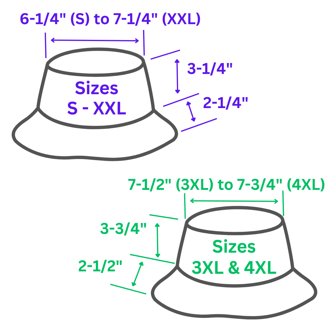 SELL the Team Bucket Hat, Reversible to Green & White Drums, Unisex Sizes up ot 4XL, Oakland, floppy hat, sun hat, adults and older children