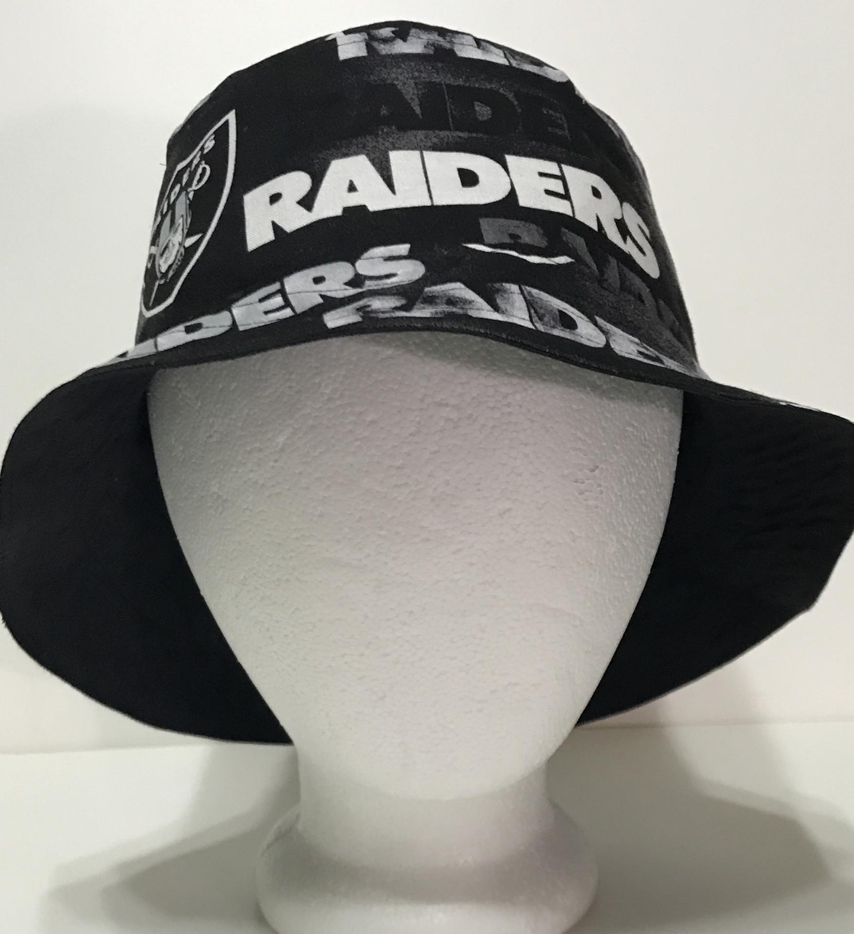 Las Vegas Raiders Bucket Hat, Reversible, Unisex Sizes S-XXL, cotton, fishing hat, summer hat, sun hat, floppy hat, adults or older children