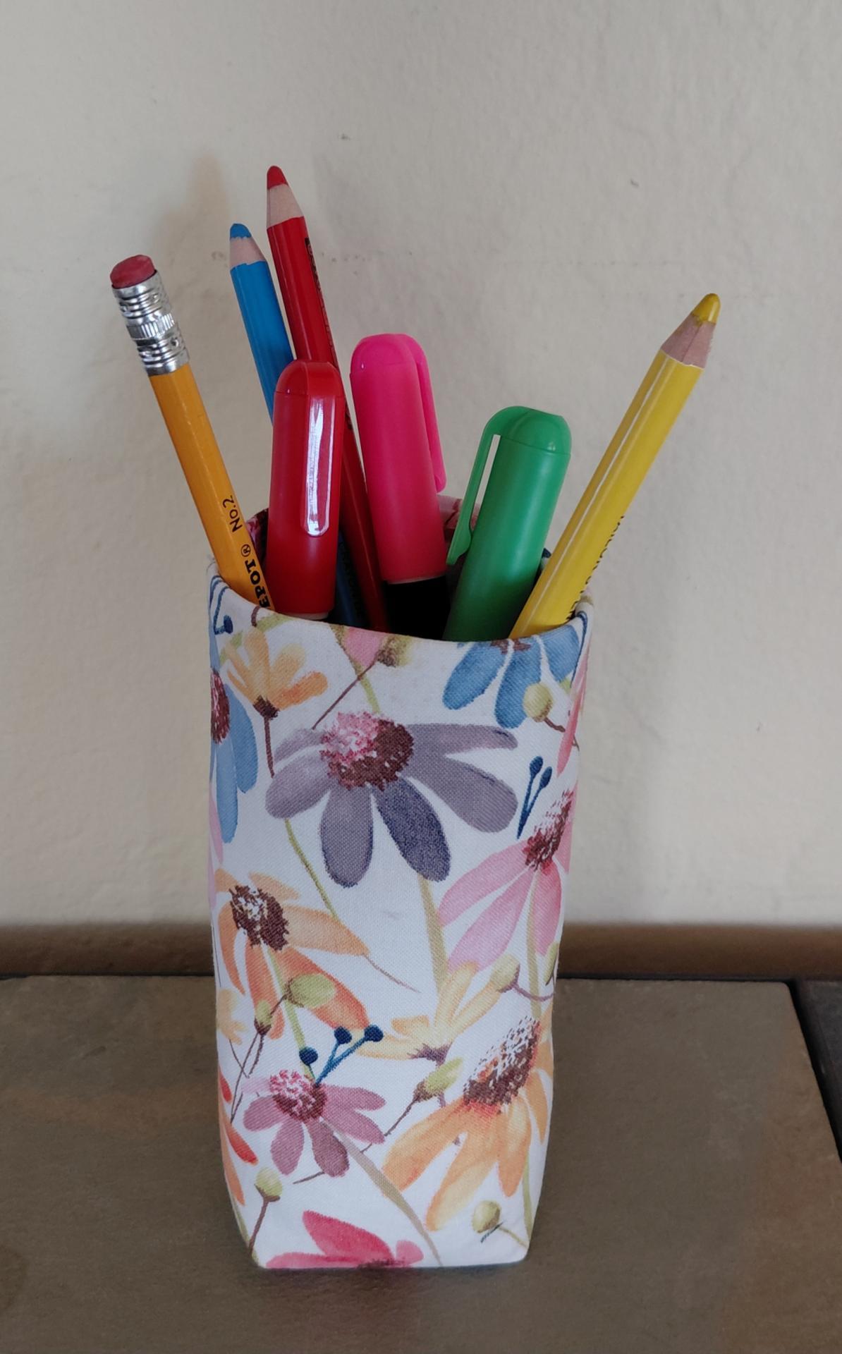 Cornflower Eyeglasses Holder, Glasses Stand, Glasses Holder, Mom Gift, Weighted Stand-up Glasses Pouch, Flower Lover Gift