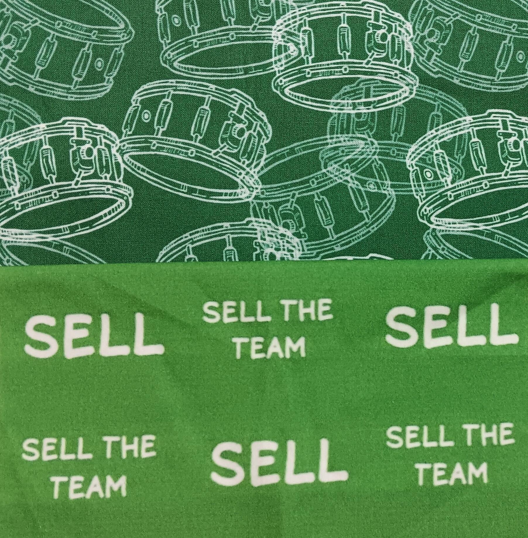 SELL the Team Bucket Hat, Reversible to Green & White Drums, Unisex Sizes up ot 4XL, Oakland, floppy hat, sun hat, adults and older children