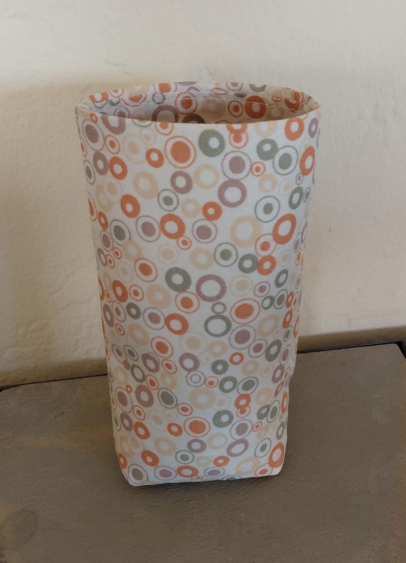 Floral Upright Eyeglasses Holder, Glasses Stand, Glasses Holder, Weighted Stand-up Glasses Pouch, Botanical, Pink Green Gold Cream Pastels