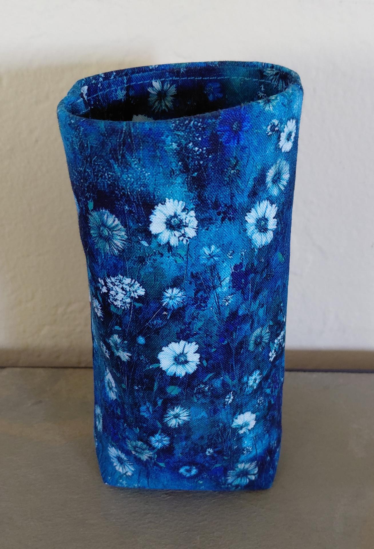 Wildflower Eyeglasses Holder, Floral Glasses Stand, Glasses Holder, Mom Gift, Weighted Stand-up Glasses Pouch, Flower Lover Gift