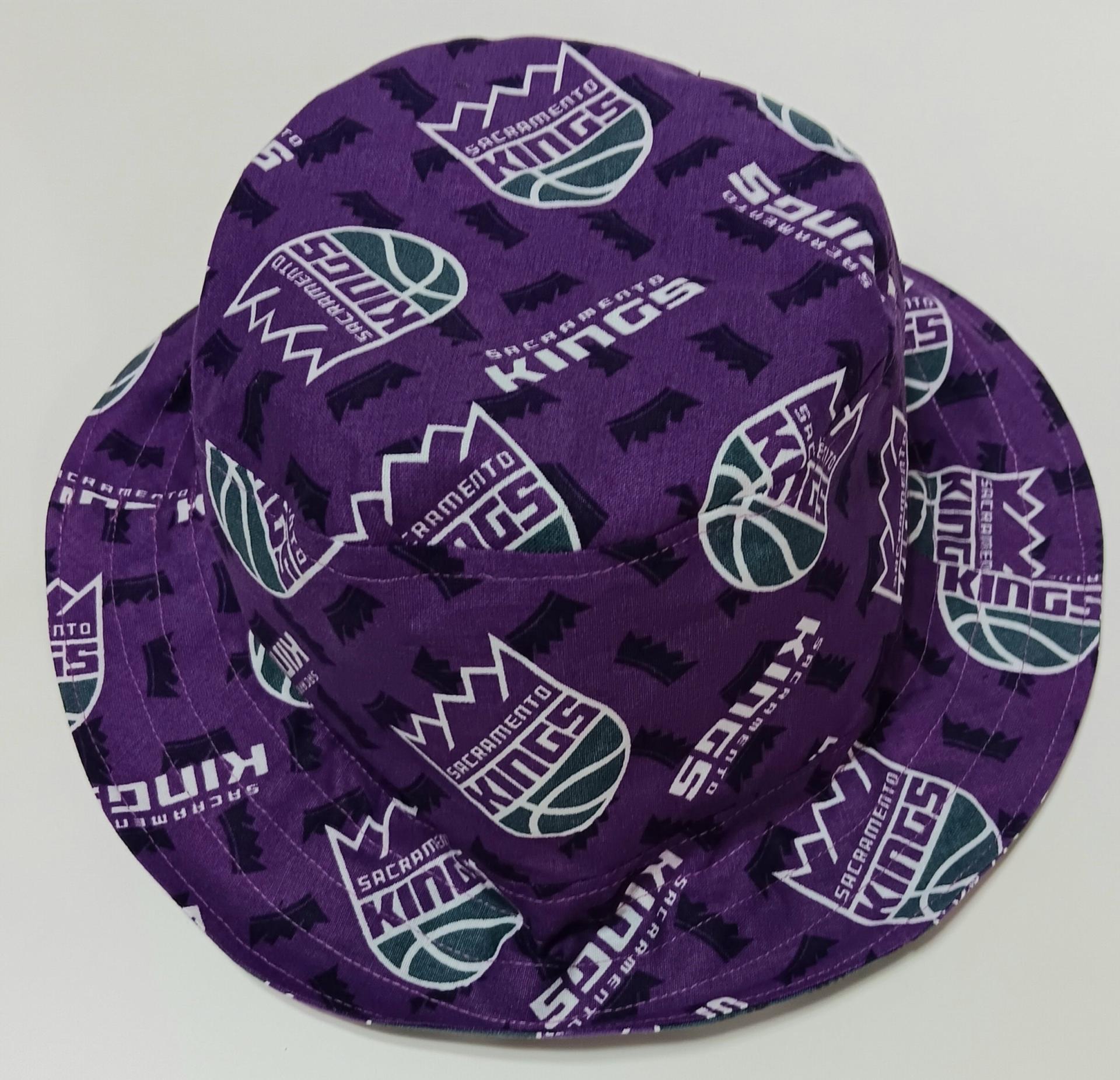 Sacramento Kings Bucket Hat, Reversible, Unisex, Size XL, Cotton Fabric, Handmade, fishing hat, sun hat, floppy hat