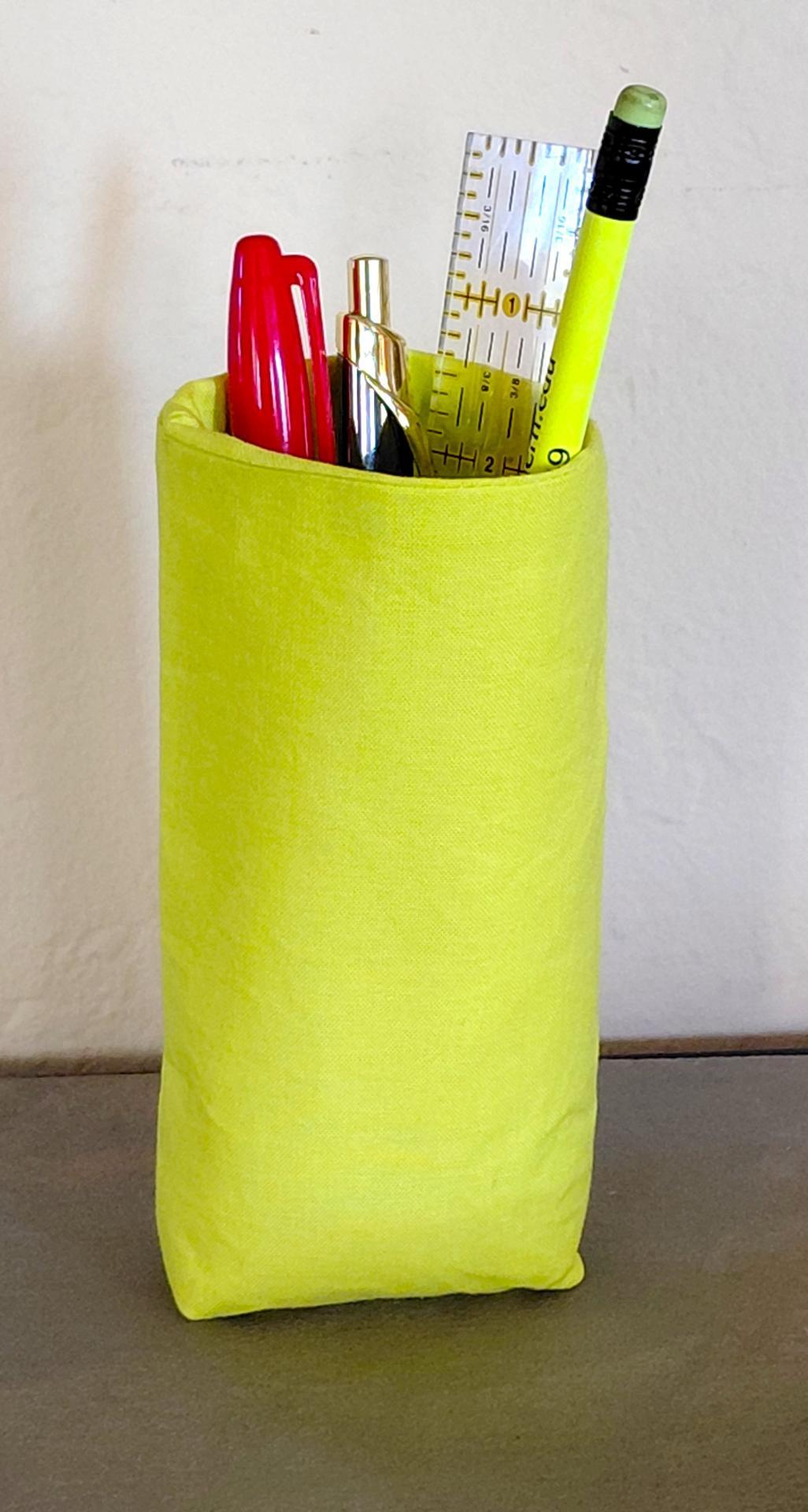 Neon Color Upright Eyeglasses Holder, Handmade, Glasses Stand, Eyeglass Cup, Weighted, Fabric Eyeglass Keeper, Bright Glasses Case
