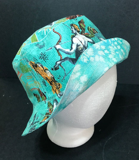 Sagittarius Bucket Hat, Reversible, Zodiac Sign, Astrology Gift, Sizes S-XXL, Cotton, floppy hat, fishing hat, sun hat, casual hat