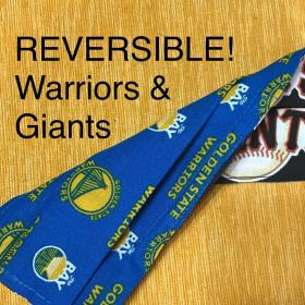SF Giants & Warriors Reversible Face Mask