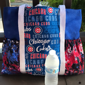 Large Sturdy Chicago Cubs Tote Bag
