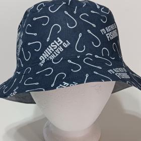 Golden State Warriors Bucket Hat Reversible to Blue Canvas 