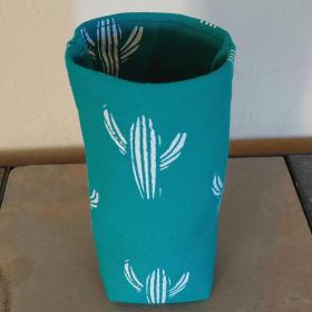 Cactus Eyeglasses Holder, Cactus Glasses Stand, Glasses Holder, Mom Gift, Weighted Stand-up Glasses Pouch, Cactus Lover Gift