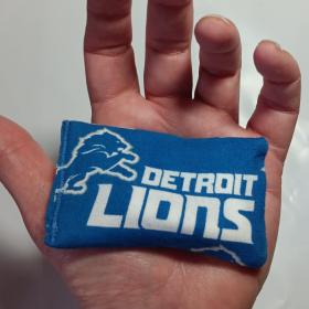 Detroit Lions Small Rosin Bag, Handmade, for Bowling, Disc Golf, Gift for Bowlers