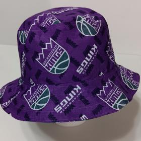 Sacramento Kings Bucket Hat, Reversible, Unisex, Size XL, Cotton Fabric, Handmade, fishing hat, sun hat, floppy hat