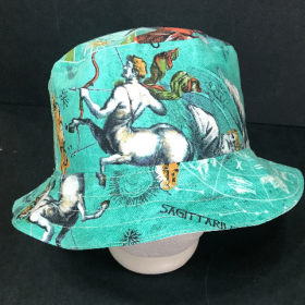Sagittarius Bucket Hat, Reversible, Zodiac Sign, Astrology Gift, Sizes up to 4XL, Cotton, floppy hat, fishing hat, sun hat, casual hat