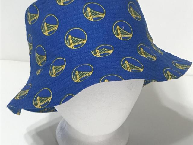 Golden State Warriors Bucket Hat, GSW, Reversible, Unisex Sizes S-XXL, cotton, summer fishing hat, sun hat, floppy hat, adults or older children