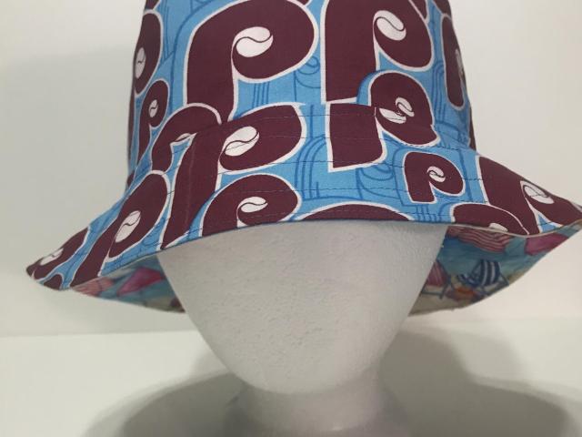 Philadelphia Phillies Bucket Hat, Throwback, Reversible, Unisex Sizes S-XXL, cotton, summer hat, fishing hat, sun hat, floppy, adults or older children