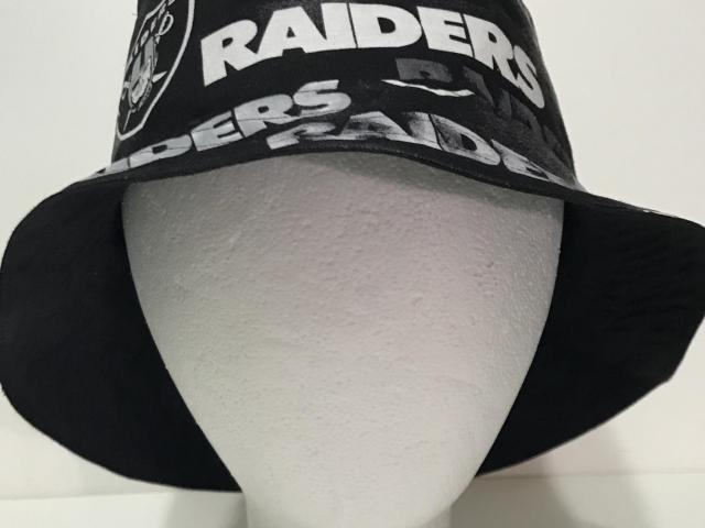 Las Vegas Raiders Bucket Hat, Reversible, Unisex Sizes S-XXL, cotton, fishing hat, summer hat, sun hat, floppy hat, adults or older children